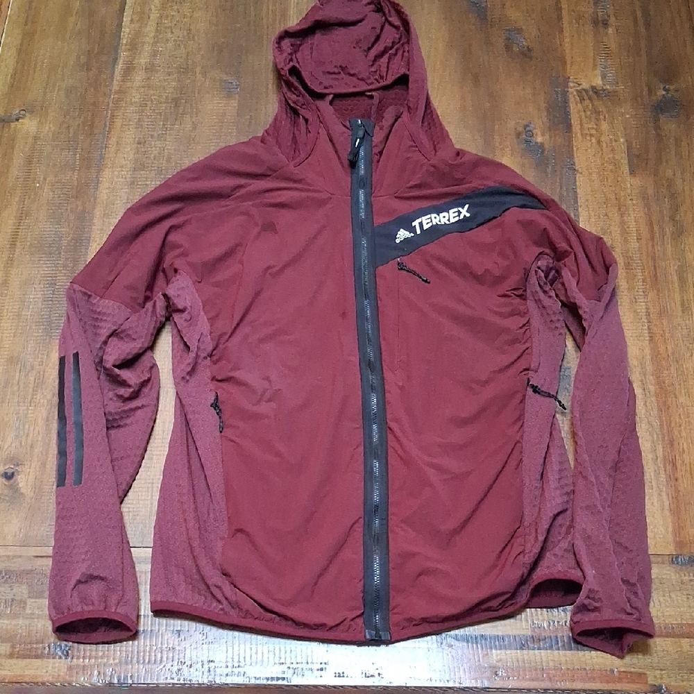 adidas Terrex Techrock Hex-Texture Hooded Jacket